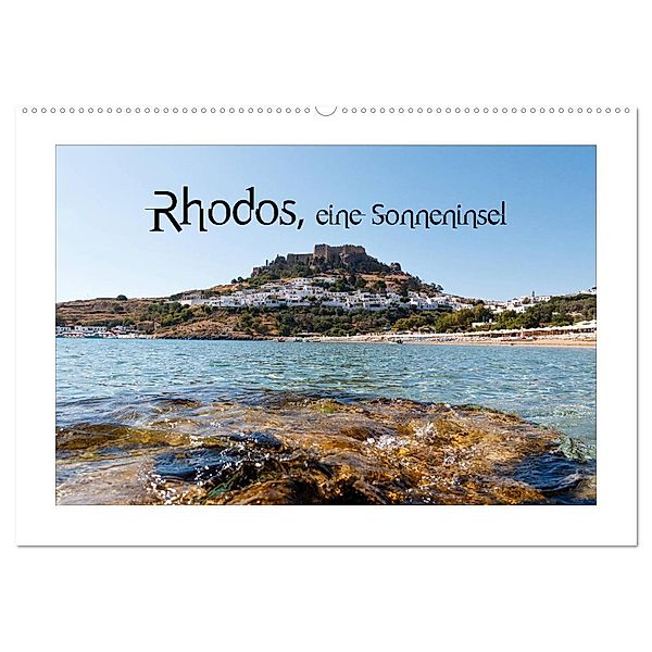 Rhodos, eine Sonneninsel (Wandkalender 2024 DIN A2 quer), CALVENDO Monatskalender, Stanislaws Photography