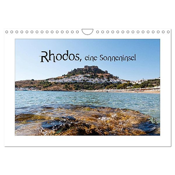 Rhodos, eine Sonneninsel (Wandkalender 2024 DIN A4 quer), CALVENDO Monatskalender, Stanislaws Photography
