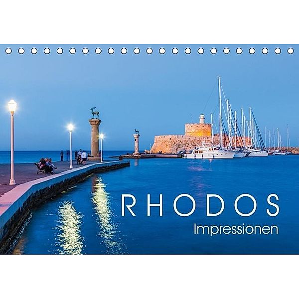 RHODOS Impressionen (Tischkalender 2017 DIN A5 quer), Werner Dieterich