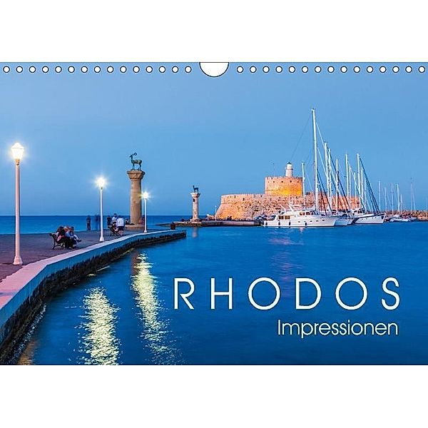 RHODOS Impressionen (Wandkalender 2017 DIN A4 quer), Werner Dieterich