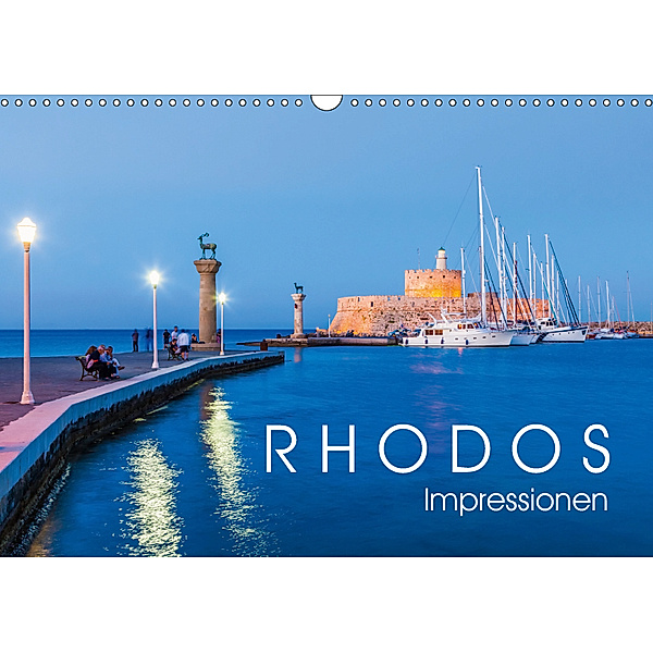 RHODOS Impressionen (Wandkalender 2019 DIN A3 quer), Werner Dieterich