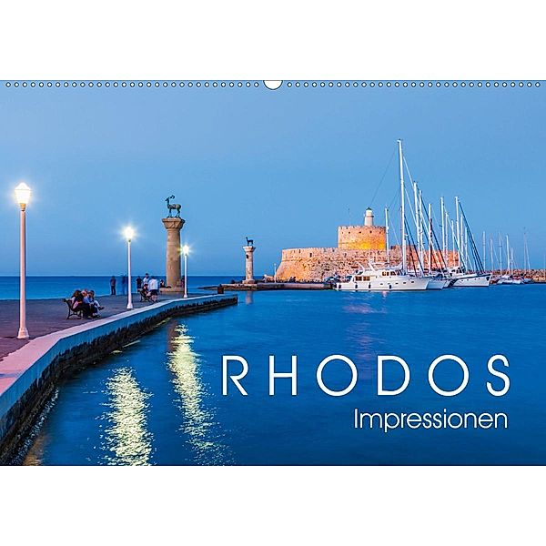 RHODOS Impressionen (Wandkalender 2020 DIN A2 quer), Werner Dieterich