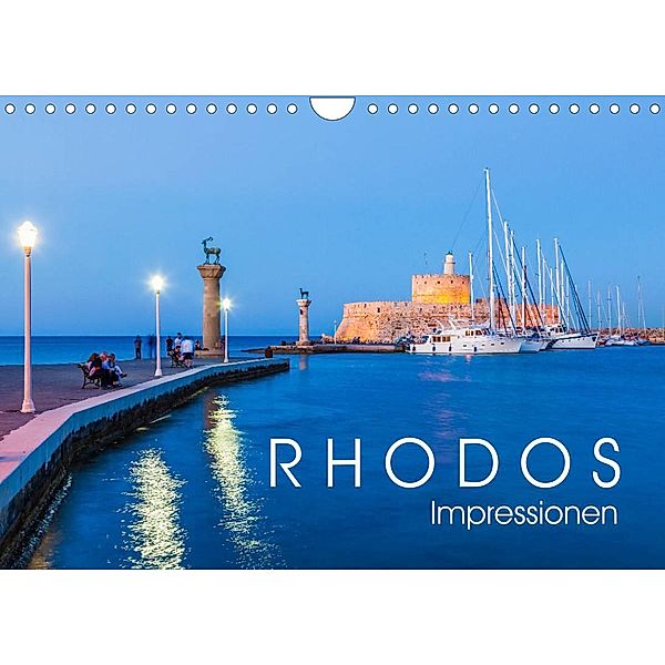 RHODOS Impressionen (Wandkalender 2023 DIN A4 quer), Werner Dieterich