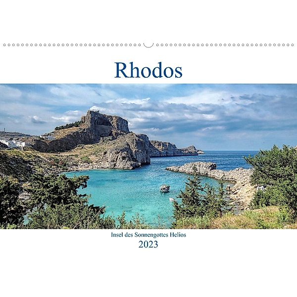 Rhodos - Insel des Sonnengottes Helios (Wandkalender 2023 DIN A2 quer), Peter Balan