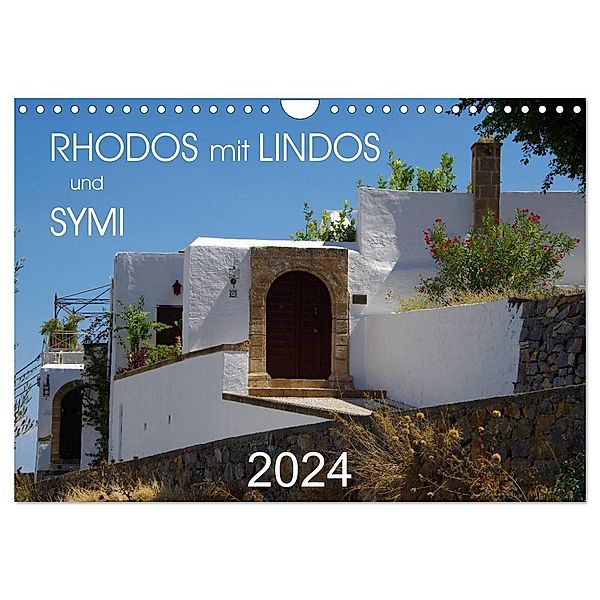 Rhodos mit Lindos und Symi (Wandkalender 2024 DIN A4 quer), CALVENDO Monatskalender, Thilo Seidel