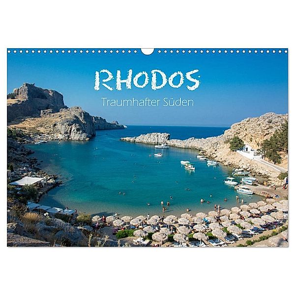 Rhodos - Traumhafter Süden (Wandkalender 2025 DIN A3 quer), CALVENDO Monatskalender, Calvendo, Stefanie und Philipp Kellmann