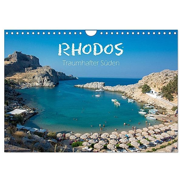 Rhodos - Traumhafter Süden (Wandkalender 2025 DIN A4 quer), CALVENDO Monatskalender, Calvendo, Stefanie und Philipp Kellmann