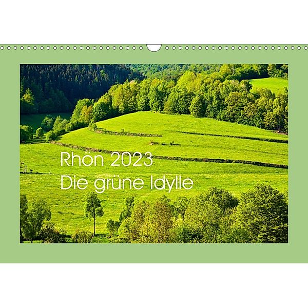 Rhön 2023 Die grüne Idylle (Wandkalender 2023 DIN A3 quer), Tom Voelz