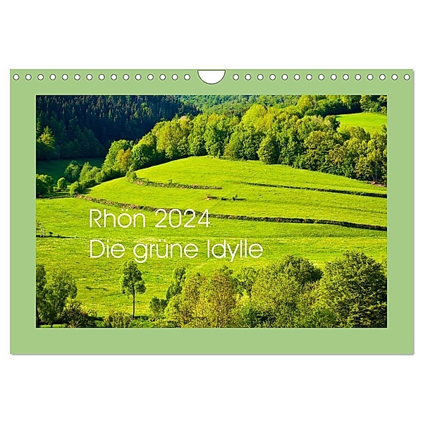 Rhön 2024 Die grüne Idylle (Wandkalender 2024 DIN A4 quer), CALVENDO Monatskalender, Tom Voelz