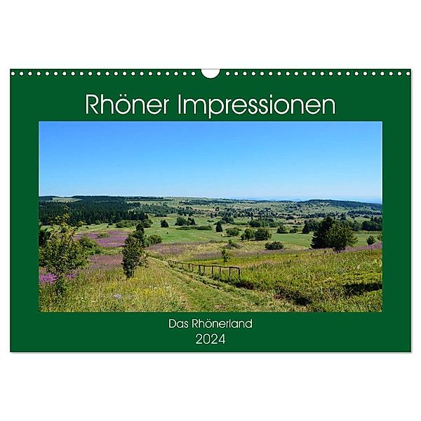 Rhöner Impressionen (Wandkalender 2024 DIN A3 quer), CALVENDO Monatskalender, Friedrich Wesch