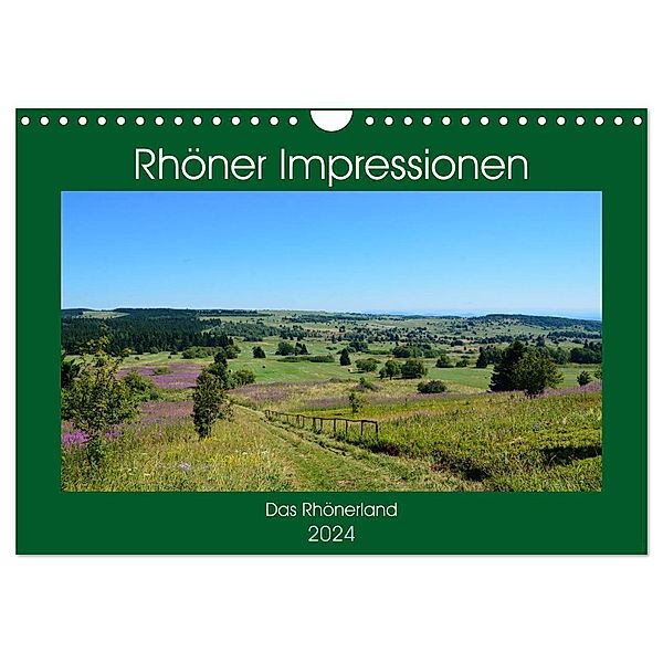 Rhöner Impressionen (Wandkalender 2024 DIN A4 quer), CALVENDO Monatskalender, Friedrich Wesch