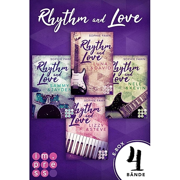 Rhythm and Love: Alle Bände der berührenden Rockstar-Romance in einer E-Box! / Rhythm and Love, Sophie Fawn