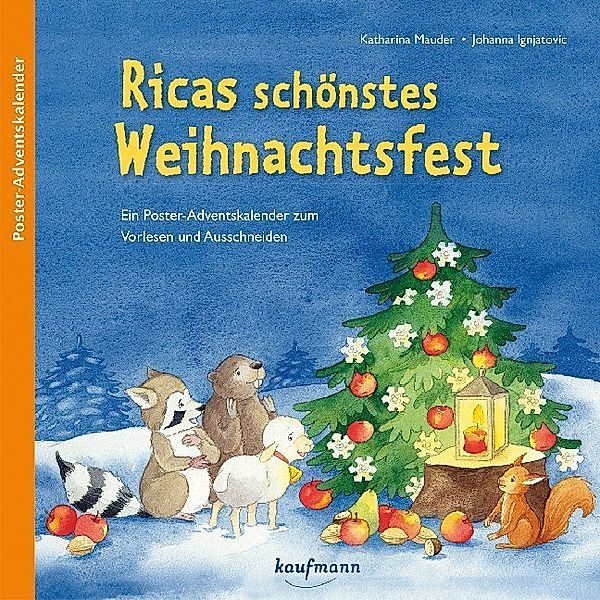 Ricas schönstes Weihnachtsfest. Ein Poster-Adventskalender zum Vorlesen und Ausschneiden, m. 1 Beilage, Katharina Mauder