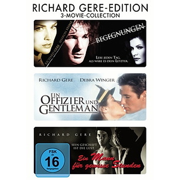 Richard Gere-Edition: 3-Movie-Collection, Richard Gere,Sharon Stone Lolita Davidovich
