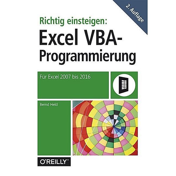 Richtig einsteigen: Excel-VBA-Programmierung, Bernd Held