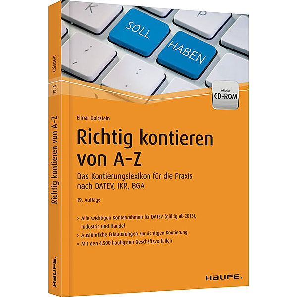 Richtig Kontieren von A-Z, m. CD-ROM, Elmar Goldstein