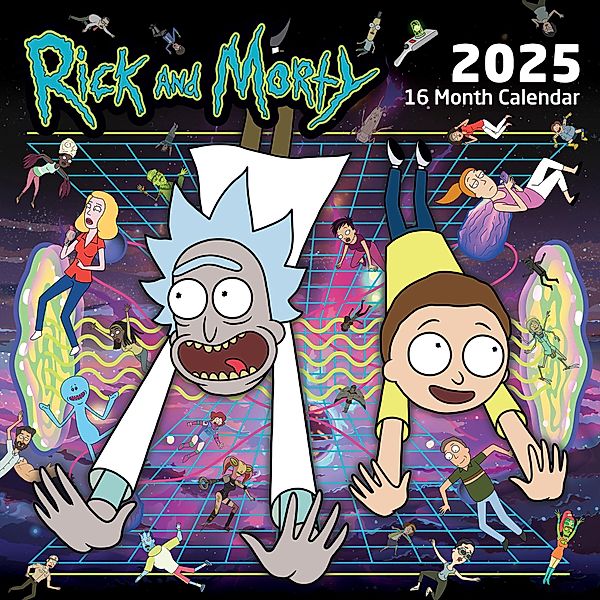 Rick and Morty 2025 30X30 Broschürenkalender