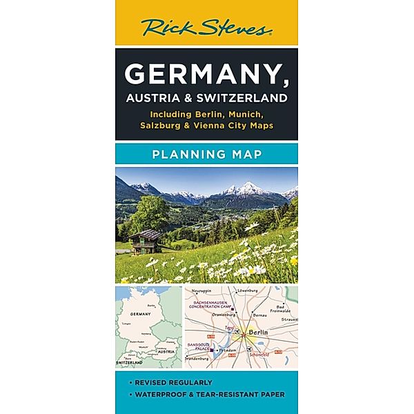 Rick Steves Germany, Austria & Switzerland Planning Map, Rick Steves