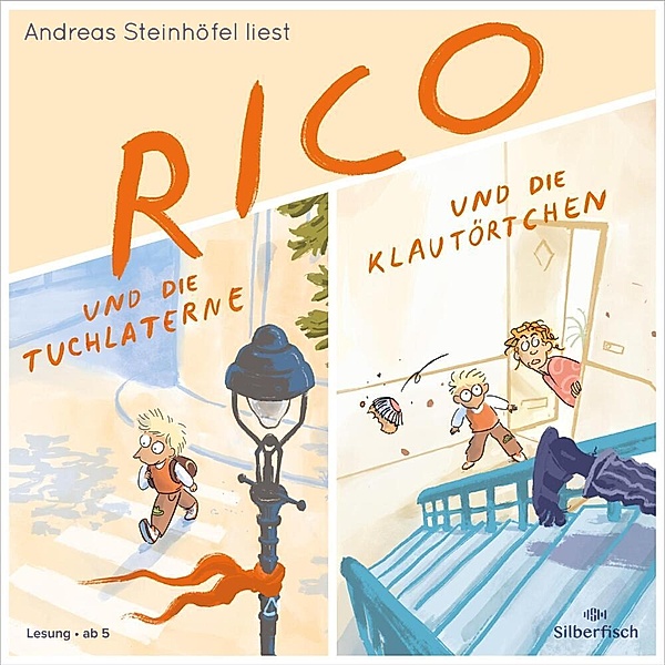 Rico und die Tuchlaterne und Rico und die Klautörtchen,1 Audio-CD, Andreas Steinhöfel