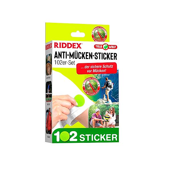Riddex Anti Mücken Sticker, 102 Stück