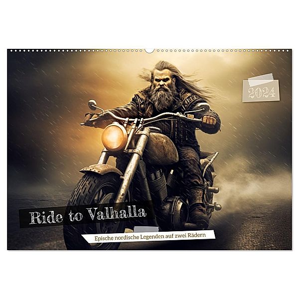 Ride to Valhalla (Wandkalender 2024 DIN A2 quer), CALVENDO Monatskalender, ©DigitalDreamweaver