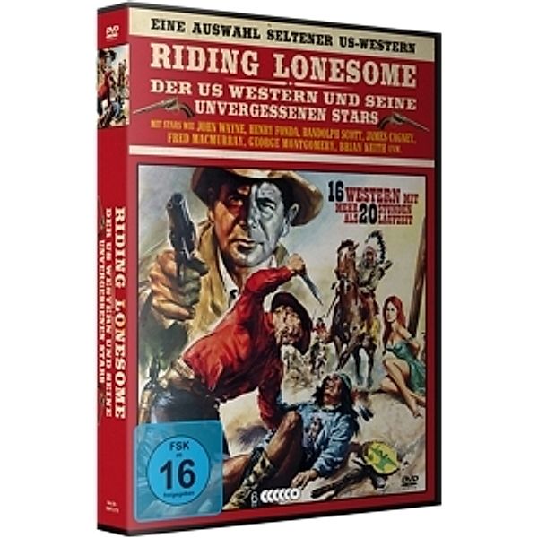 Riding Lonesome Western Deluxe-Box (6 DVDs) Deluxe Edition, Randolph Scott, Robert Taylor, John Wayne
