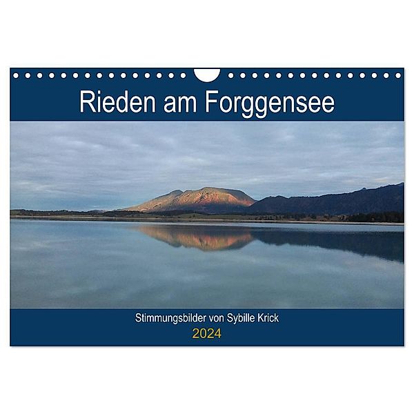 Rieden am Forggensee (Wandkalender 2024 DIN A4 quer), CALVENDO Monatskalender, Sybille Krick