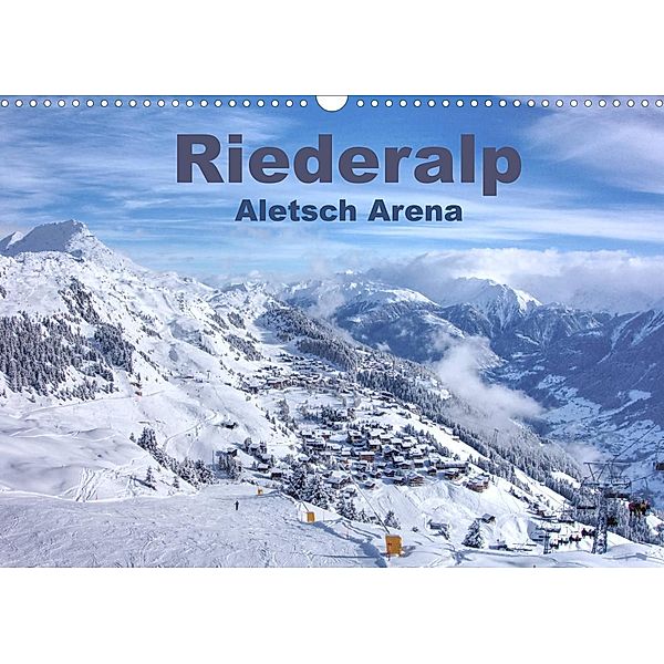 Riederalp - Altesch Arena (Wandkalender 2023 DIN A3 quer), Andreas Vogler