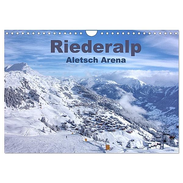 Riederalp - Altesch Arena (Wandkalender 2024 DIN A4 quer), CALVENDO Monatskalender, Andreas Vogler