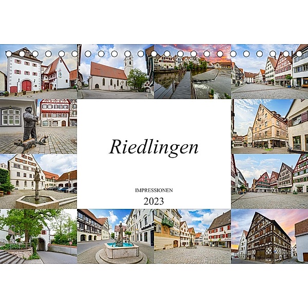 Riedlingen Impressionen (Tischkalender 2023 DIN A5 quer), Dirk Meutzner