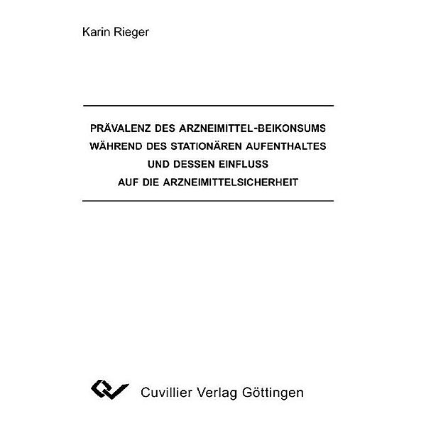 Rieger, K: Prävalenz des Arzneimittel-Beikonsums während des, Karin Rieger