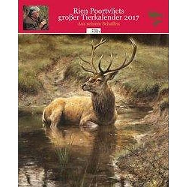 Rien Poortvliets großer Tierkalender 2017, Rien Poortvliet