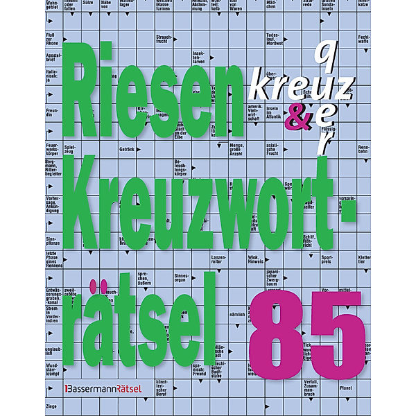 Riesen-Kreuzworträtsel 85, Eberhard Krüger