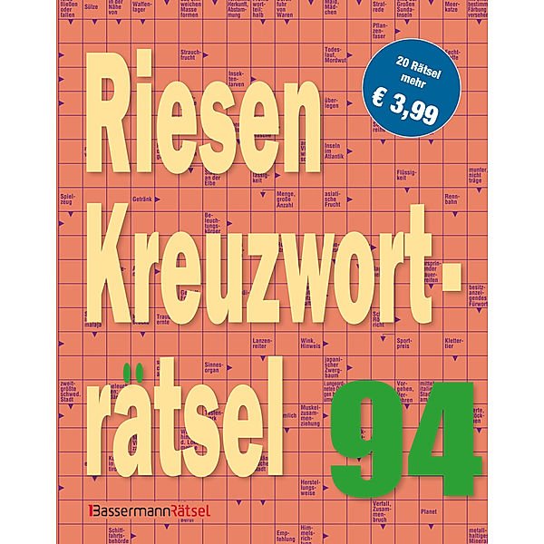 Riesen-Kreuzworträtsel 94 (5 Exemplare à 3,99 EUR), Eberhard Krüger