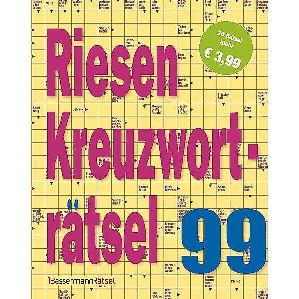 Riesen-Kreuzworträtsel 99, Eberhard Krüger