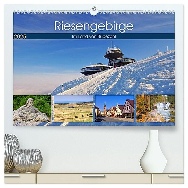 Riesengebirge - Im Land von Rübezahl (hochwertiger Premium Wandkalender 2025 DIN A2 quer), Kunstdruck in Hochglanz, Calvendo, LianeM