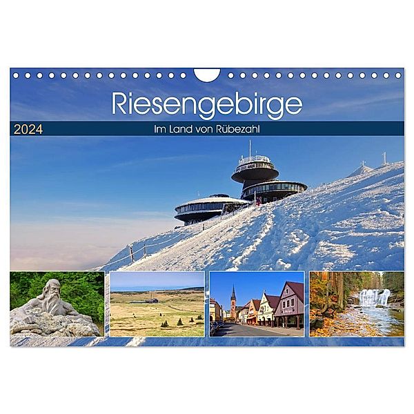 Riesengebirge - Im Land von Rübezahl (Wandkalender 2024 DIN A4 quer), CALVENDO Monatskalender, LianeM