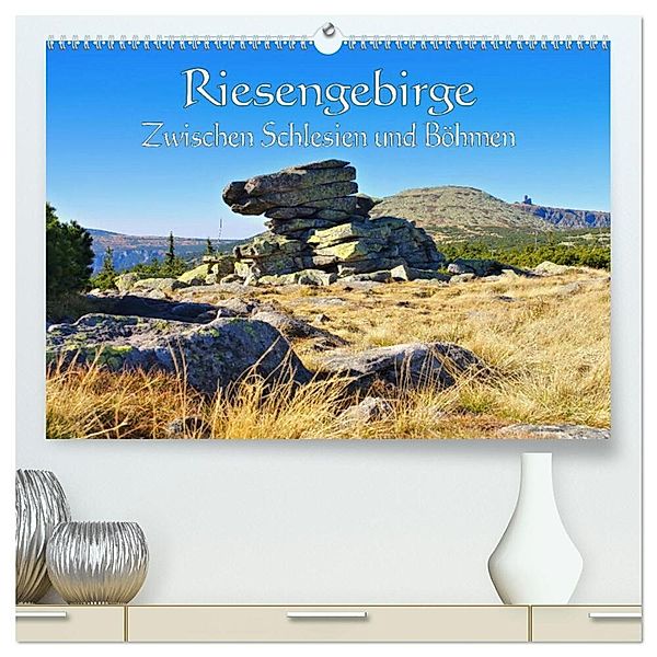 Riesengebirge - Zwischen Schlesien und Böhmen (hochwertiger Premium Wandkalender 2024 DIN A2 quer), Kunstdruck in Hochglanz, LianeM