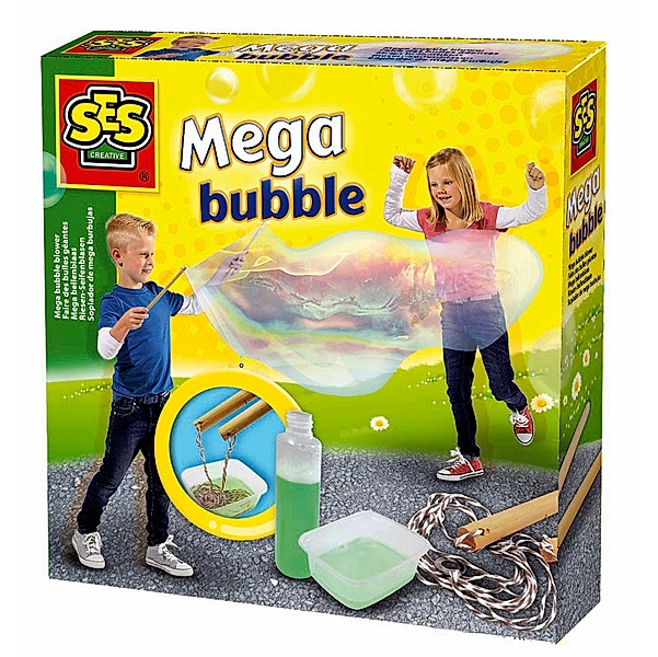 SES Creative Riesenseifenblasen-Set 3-teilig