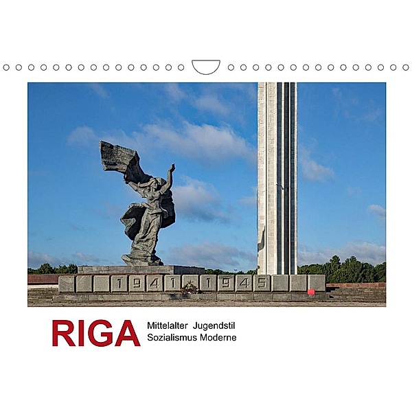 Riga - Mittelalter, Jugendstil, Sozialismus und Moderne (Wandkalender 2023 DIN A4 quer), Christian Hallweger