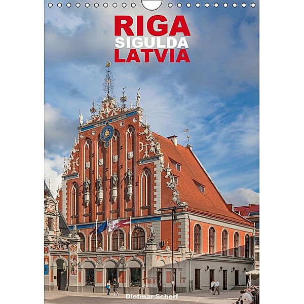 Riga Sigulda Latvia (Wall Calendar 2019 DIN A4 Portrait), Dietmar Scherf