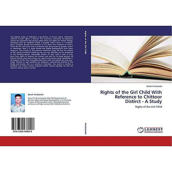 Rights of the Girl Child With Reference to Chittoor Distirct - A Study, Bandi Venkataiah