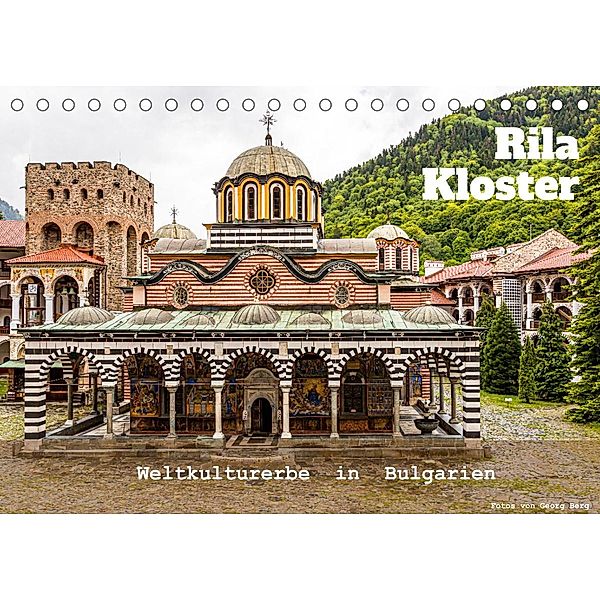 Rila Kloster - Weltkulturerbe in Bulgarien (Tischkalender 2022 DIN A5 quer), Georg T. Berg