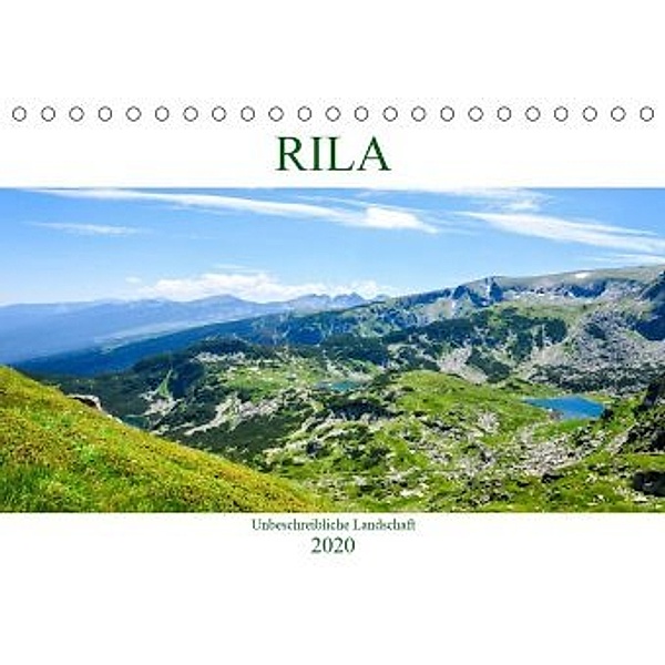 RILA - Unbeschreibliche Landschaft (Tischkalender 2020 DIN A5 quer), Sina Georgiev-Bröhl