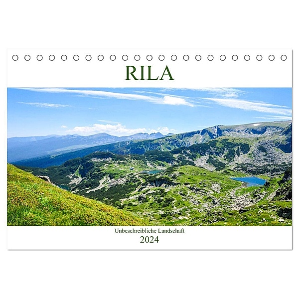 RILA - Unbeschreibliche Landschaft (Tischkalender 2024 DIN A5 quer), CALVENDO Monatskalender, Sina Georgiev-Bröhl