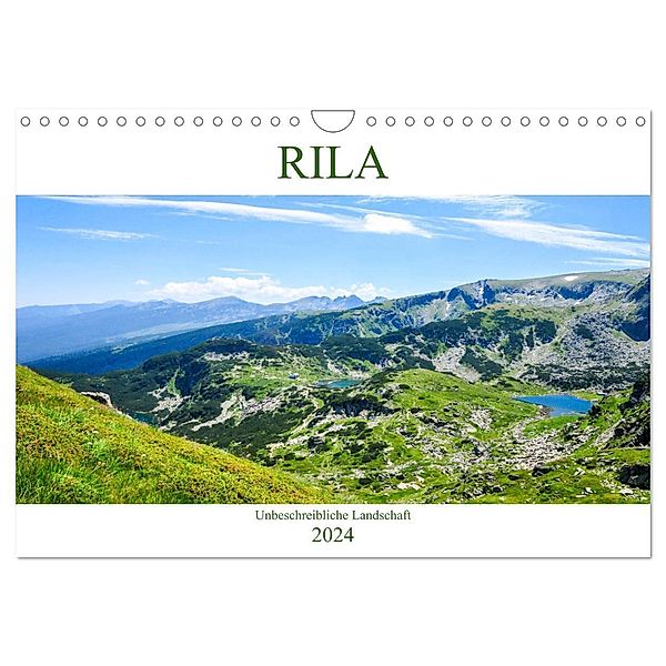 RILA - Unbeschreibliche Landschaft (Wandkalender 2024 DIN A4 quer), CALVENDO Monatskalender, Sina Georgiev-Bröhl