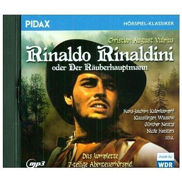 Rinaldo Rinaldini oder Der Räuberhauptmann, 1 Audio-CD, Chrisitan August Valpius