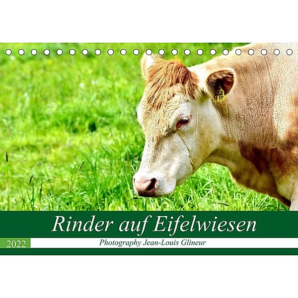 Rinder auf Eifelwiesen (Tischkalender 2022 DIN A5 quer), Jean-Louis Glineur