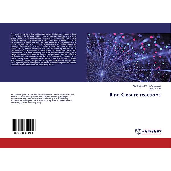 Ring Closure reactions, Abdulmajeed S. H. Alsamarrai, Bakir Ismail