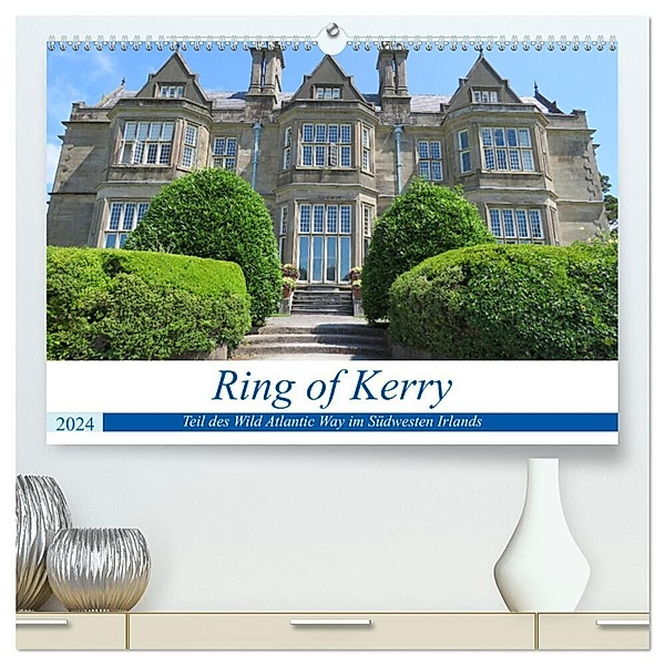 Ring of Kerry - Teil des Wild Atlantic Way im Südwesten Irlands (hochwertiger Premium Wandkalender 2024 DIN A2 quer), Kunstdruck in Hochglanz, Sue Rothenburg